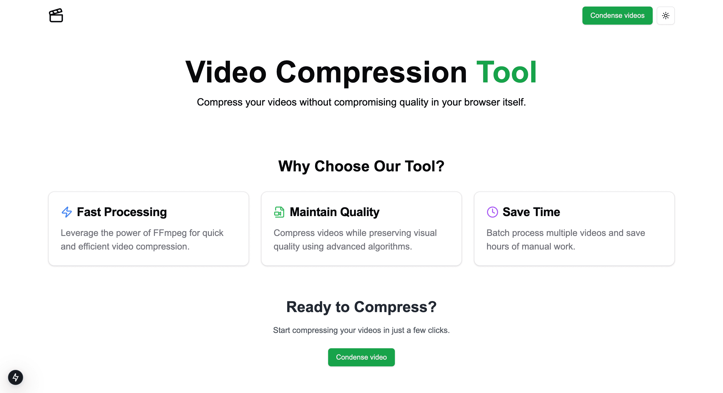 Video compression tool